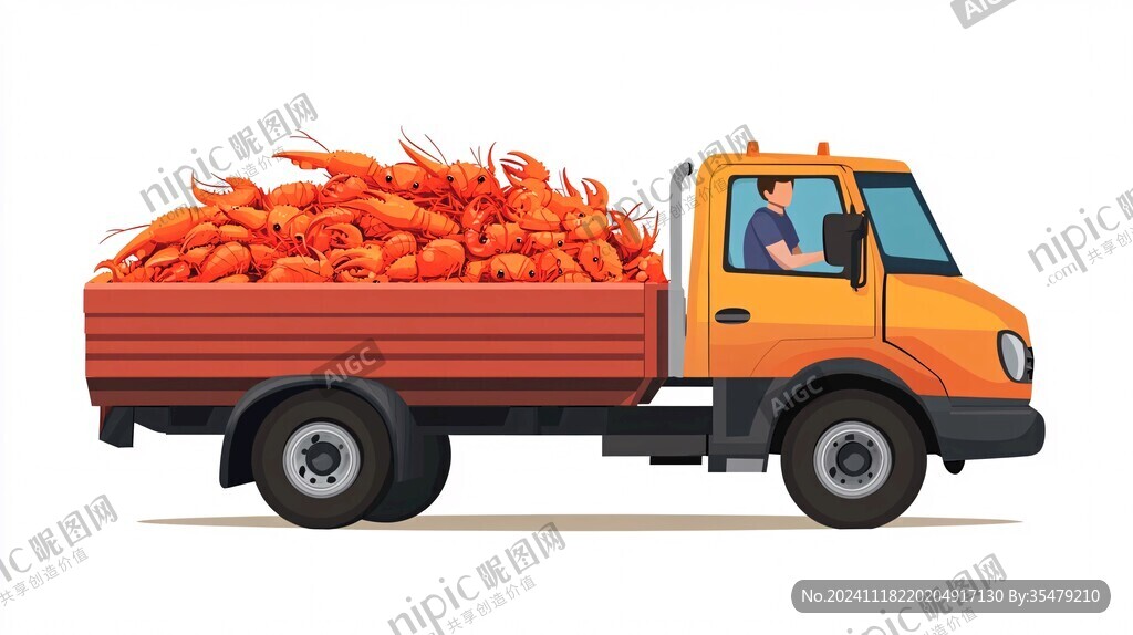 龍蝦車圖
