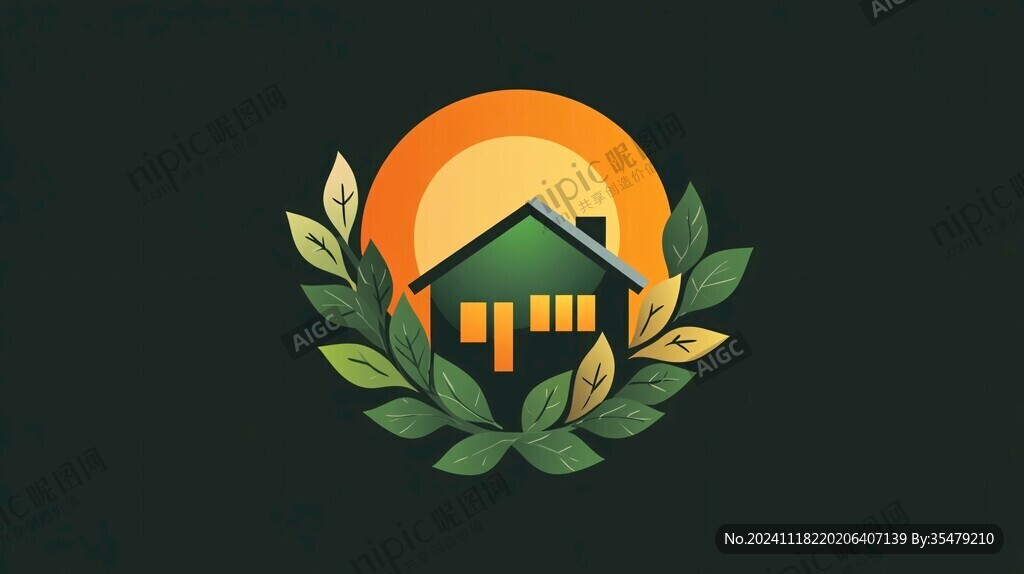 綠葉房屋logo