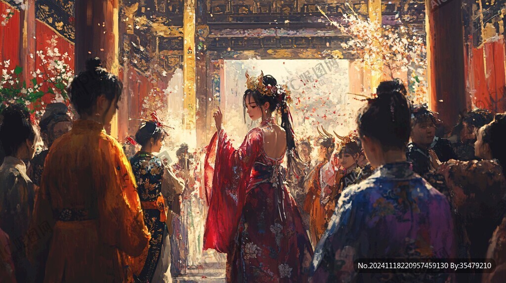 皇后在光順門接收朝賀