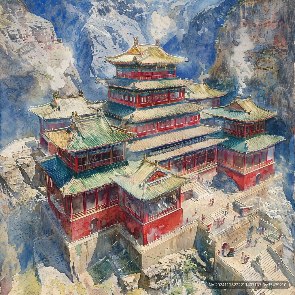 九天樓插畫