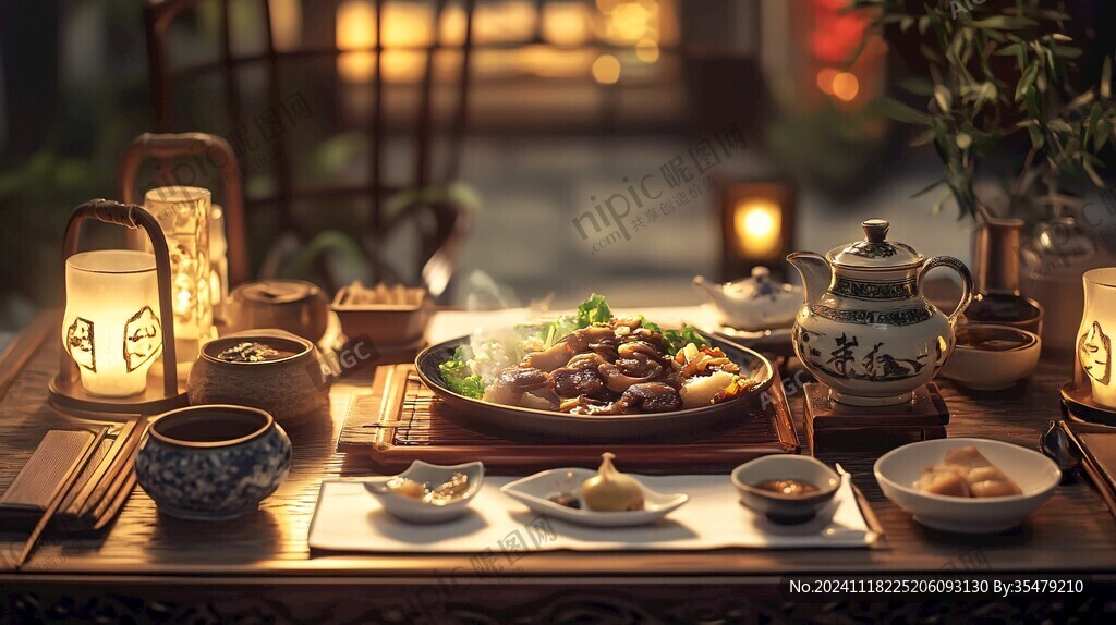 精致火鍋場(chǎng)景