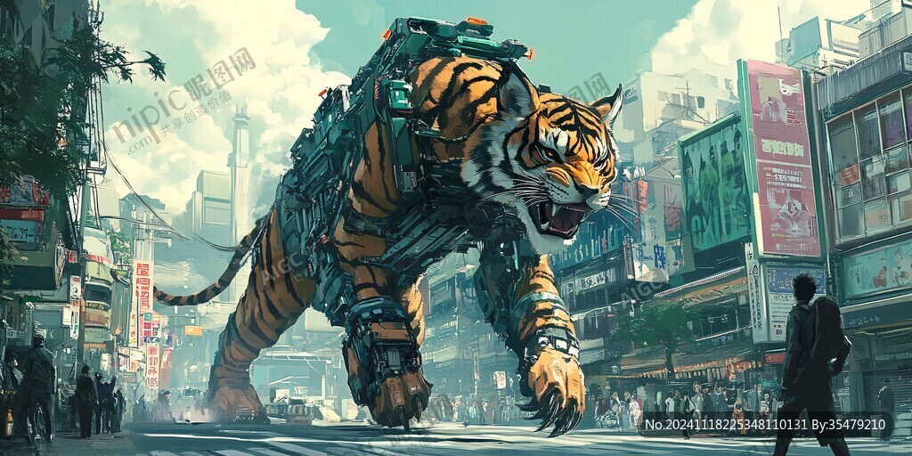 潮流虎原創形象