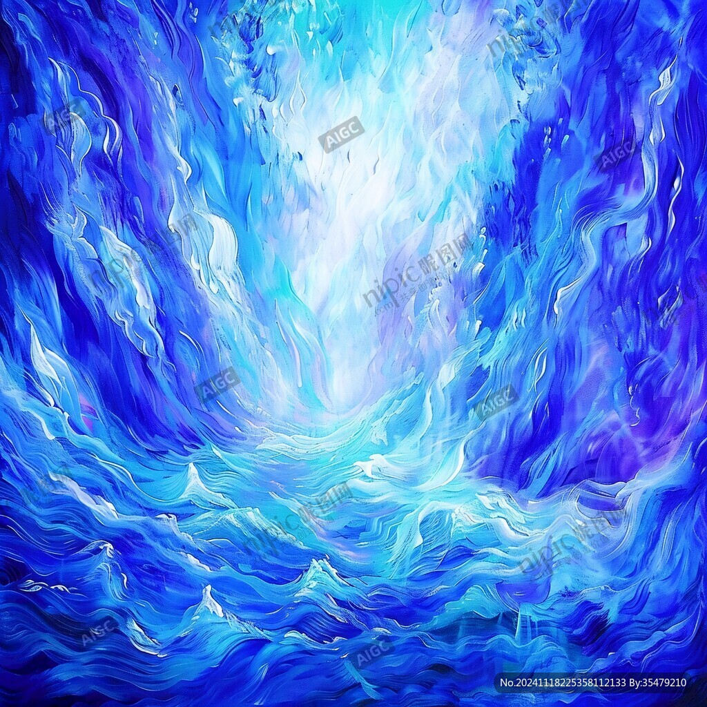 海洋流體畫