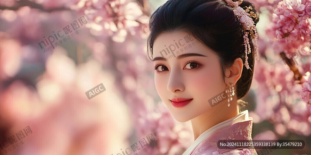 古典美女壁紙