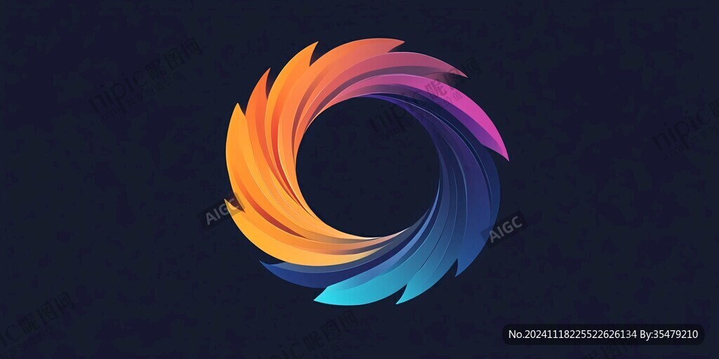 彩色鳳凰logo