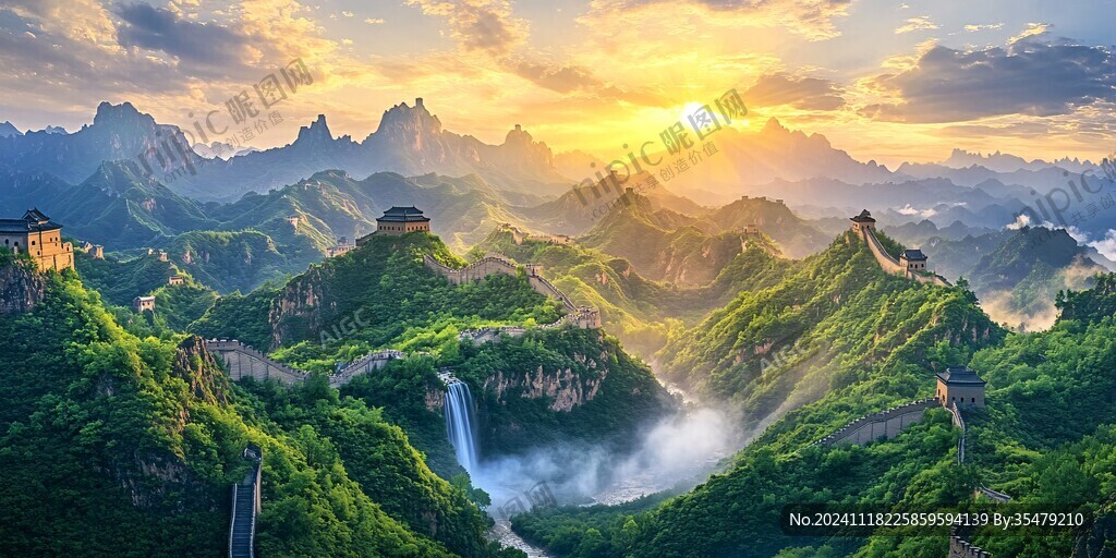 狼牙山景區風光