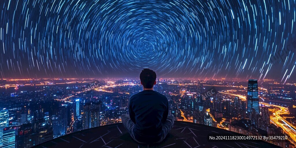 仰望星河的人