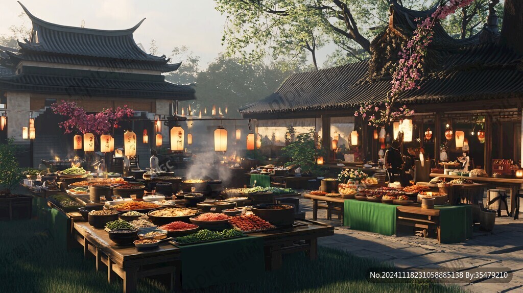 江南廚房生活場景