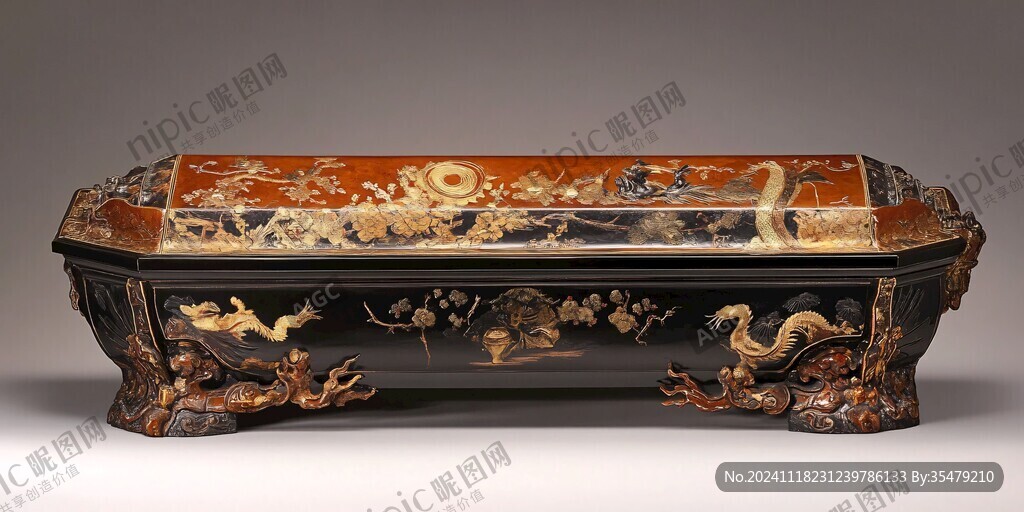 金嵌琺瑯長方盆