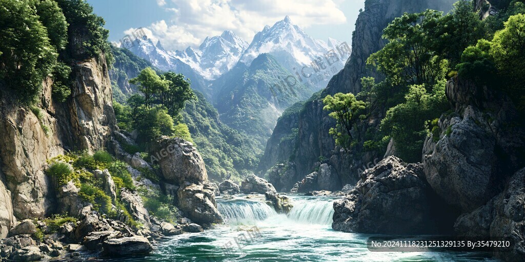 高清寬幅山水風光