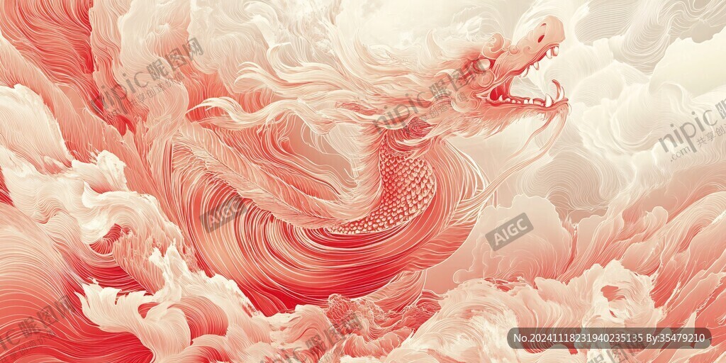 龍年系列包裝插畫