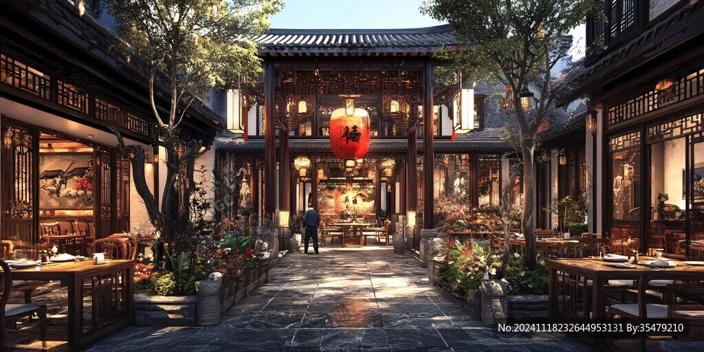 小廟院內效果圖