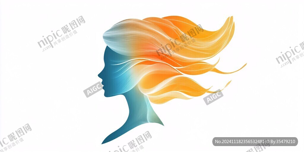 女性美發logo