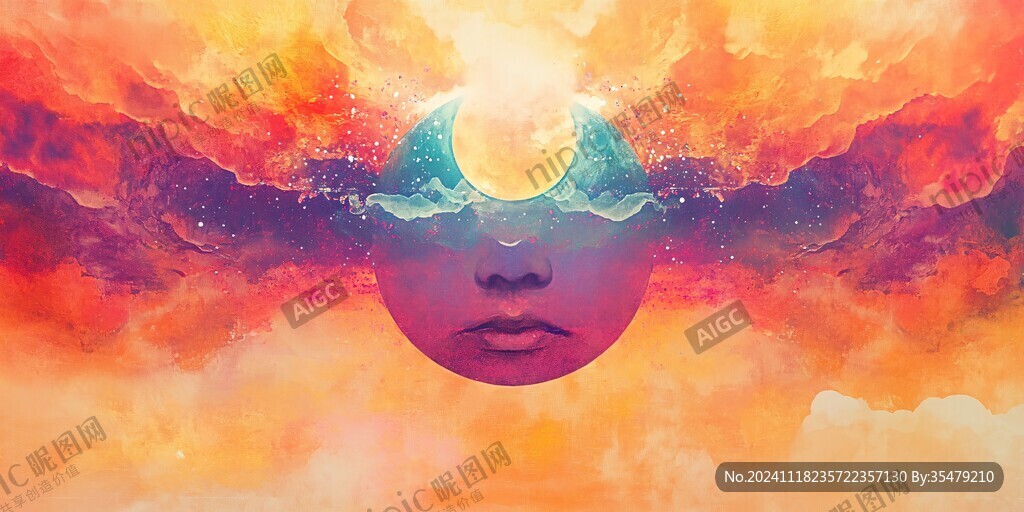 星月河幻想插畫