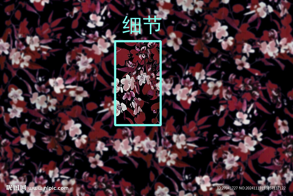 大牌 手繪花 小碎花