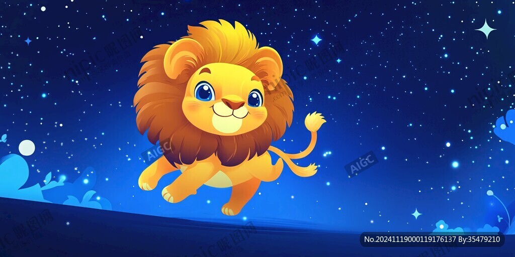 醒獅鼠標墊插畫