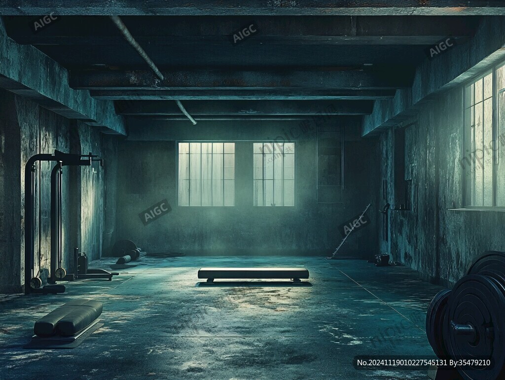 健身房體育館背景