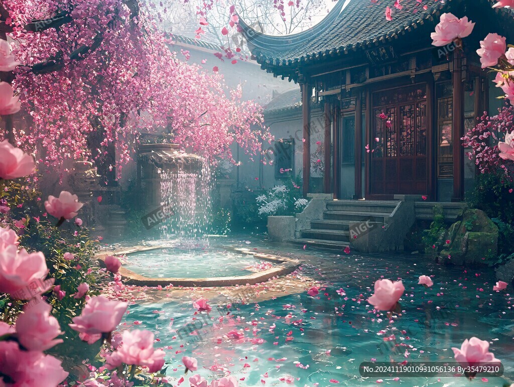 古風(fēng)場景春暖花開