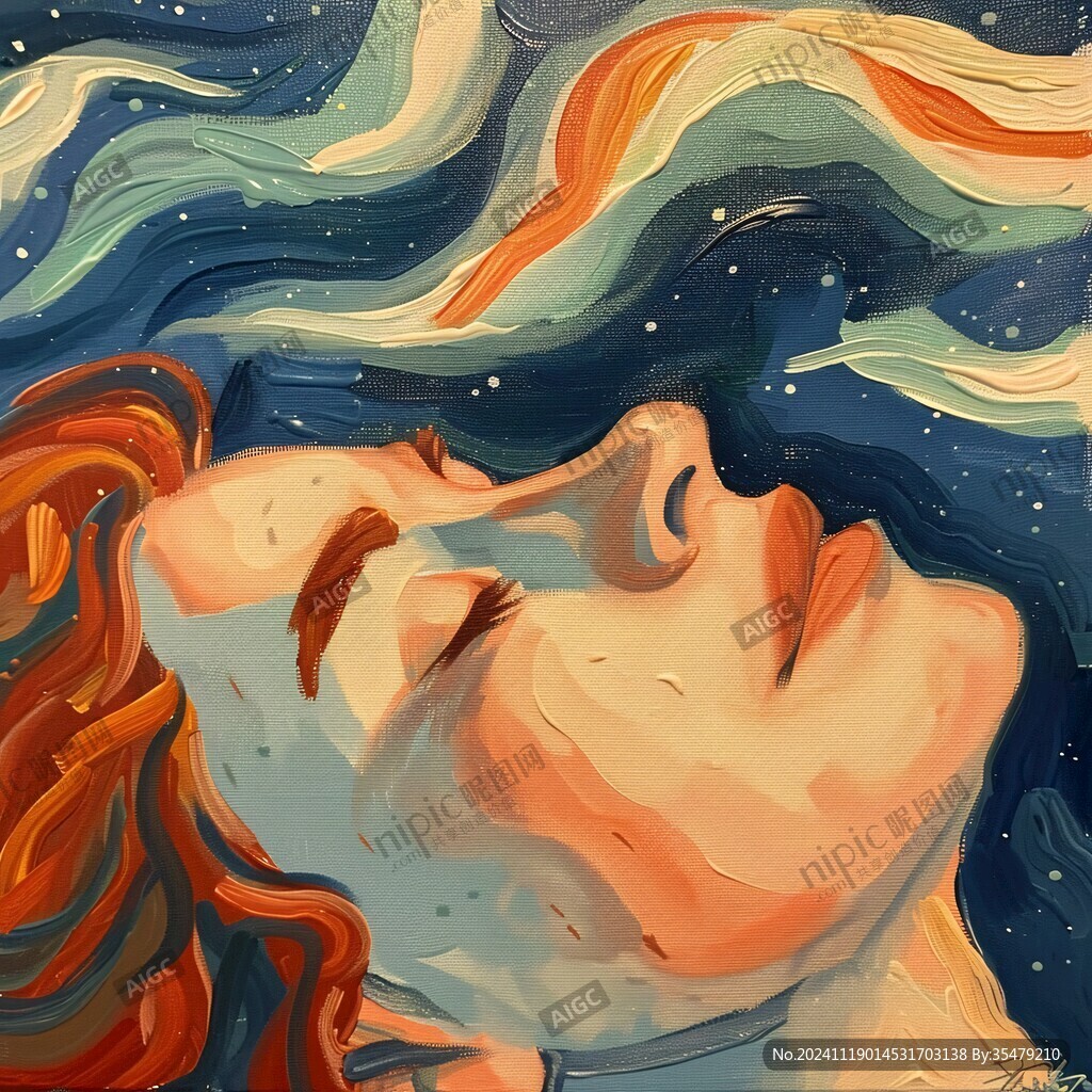 人物情緒插畫