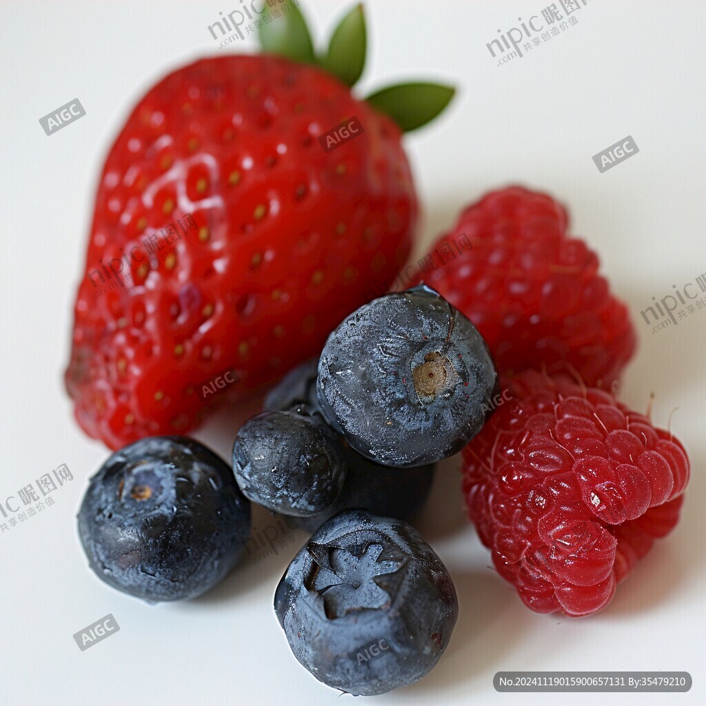黑莓藍莓樹莓組合