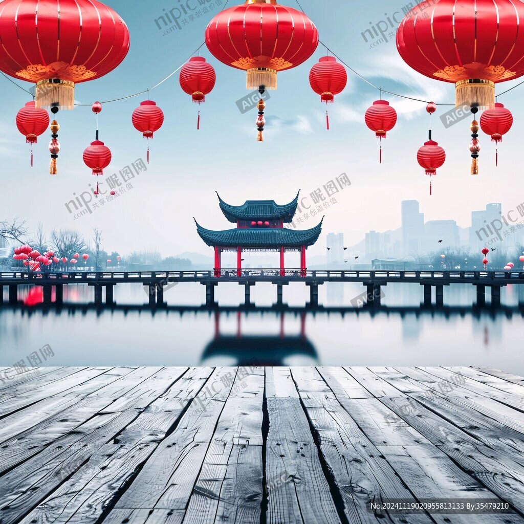 江南風城市背景