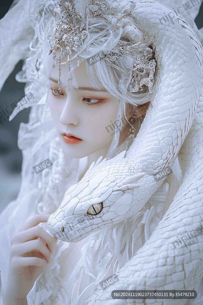 人頭蛇身美女