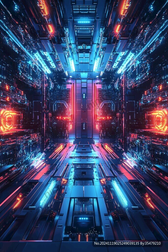 科技鐳射風(fēng)3d背景