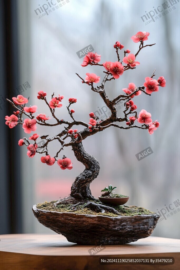 梅花擺件