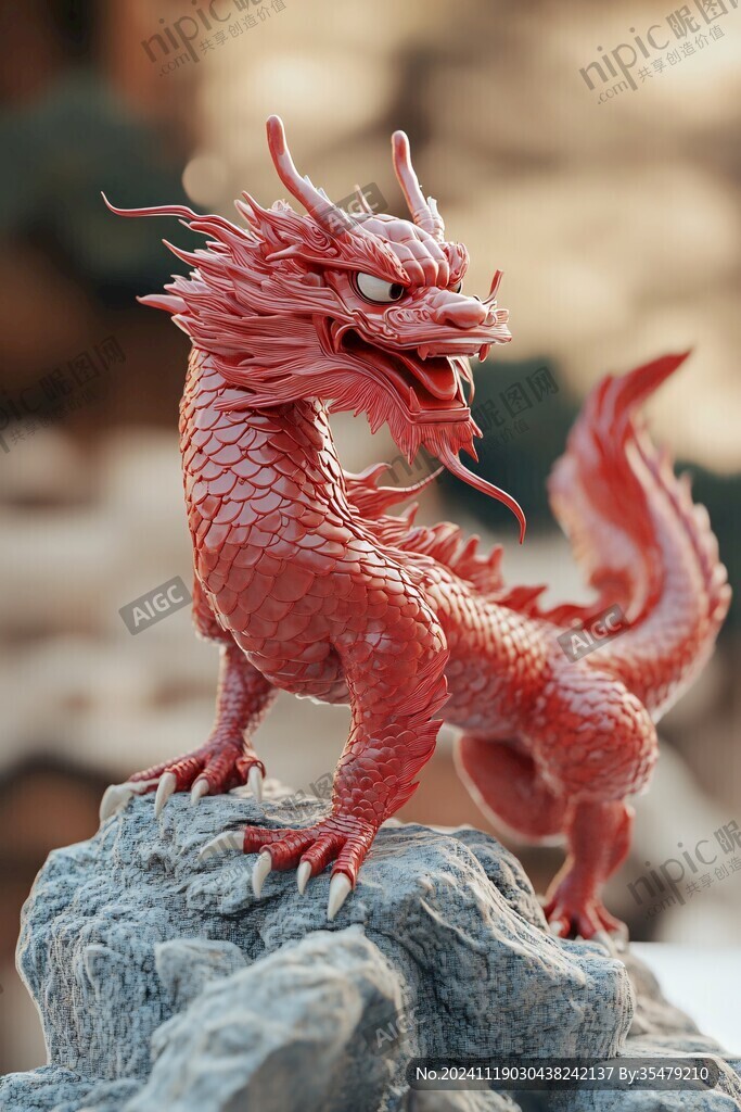 堆塑螭龍