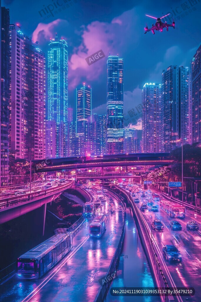 雨夜天橋