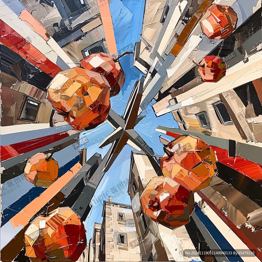 馬賽建筑插畫