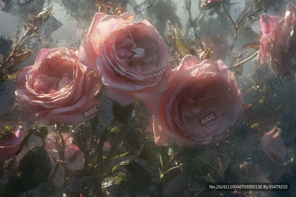 夢幻月季花