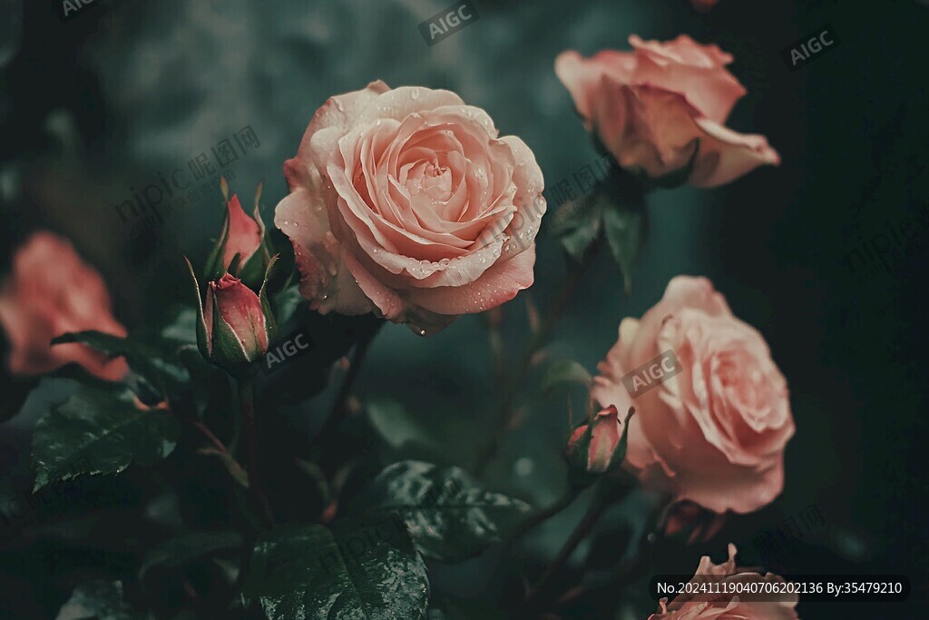 唯美浪漫月季花