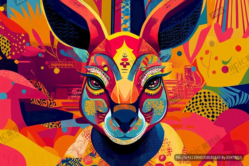 兔年包裝插畫
