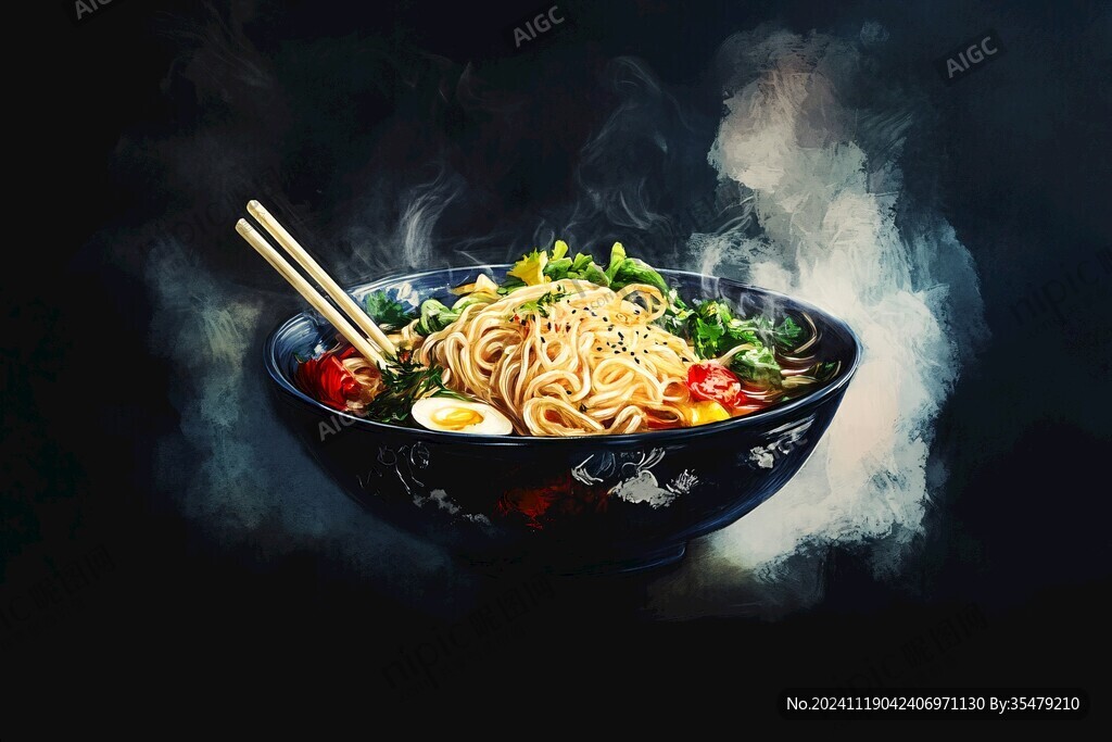 燃面插畫
