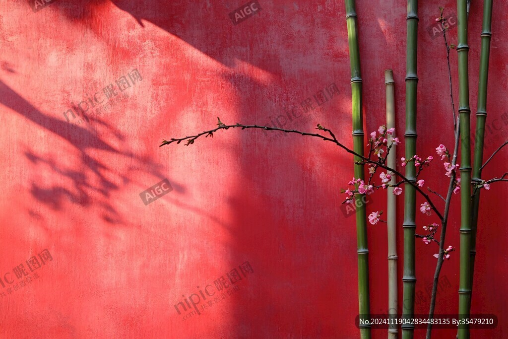 紅墻春色