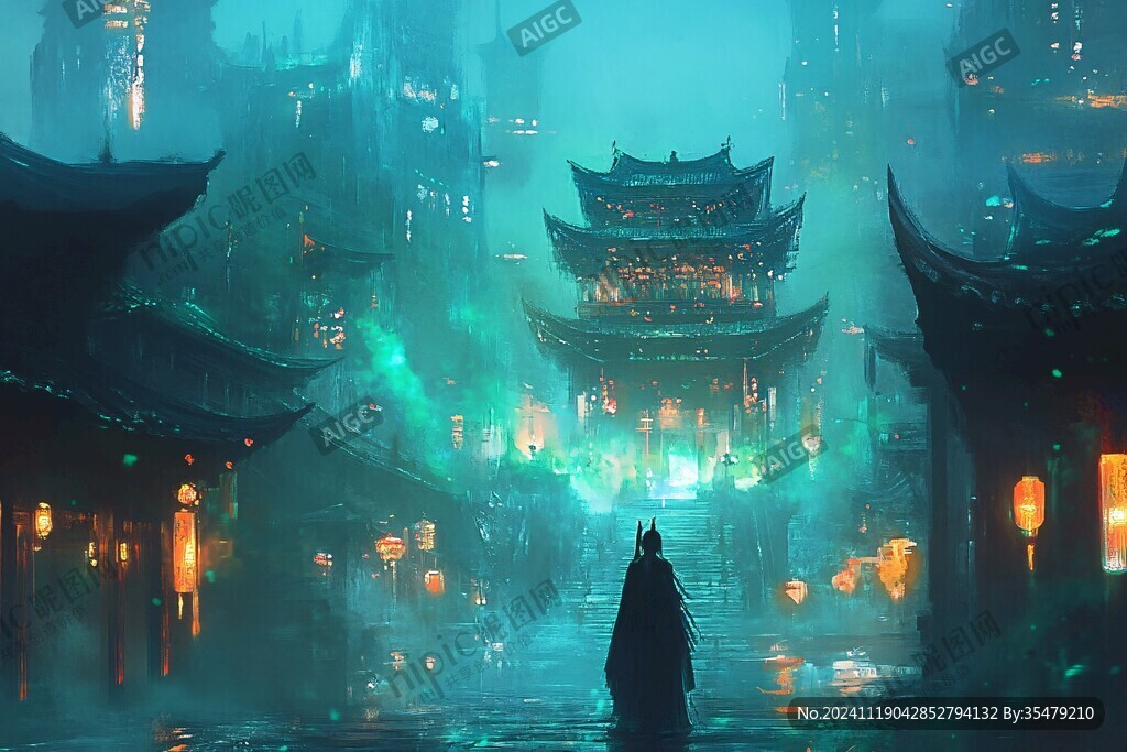 古風(fēng)城市風(fēng)光