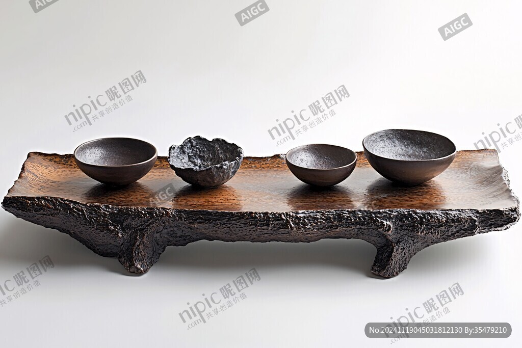 檀木茶托