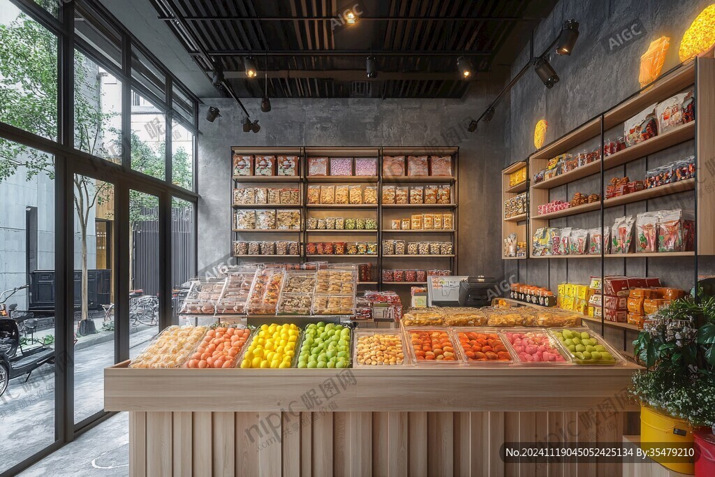 零食鋪零食店裝飾設(shè)計(jì)