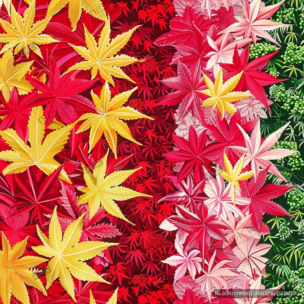 楓葉背景底紋