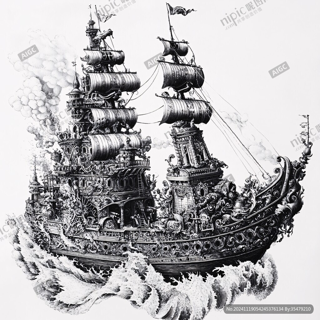 海盜船局部
