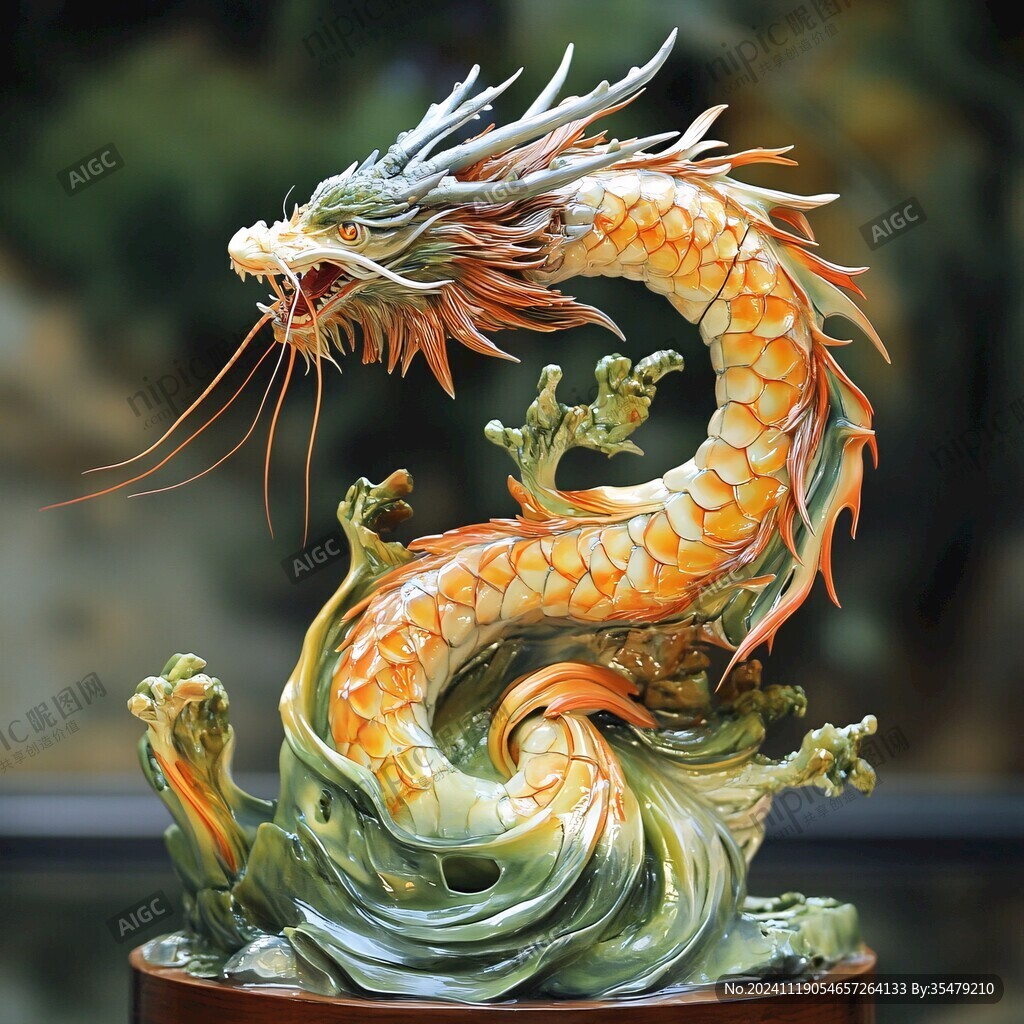畫龍點(diǎn)睛擺件