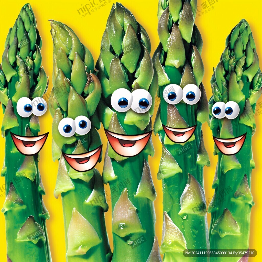 竹筍卡通吉祥物