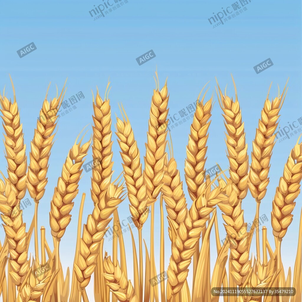 麥粒插畫