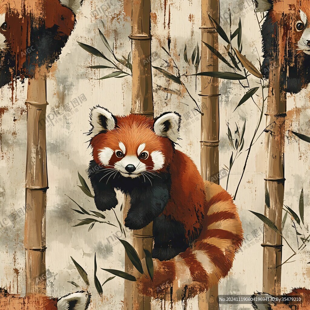 小熊貓插畫