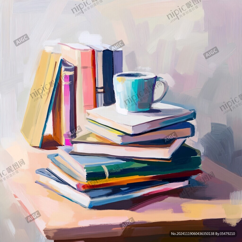 書架插畫