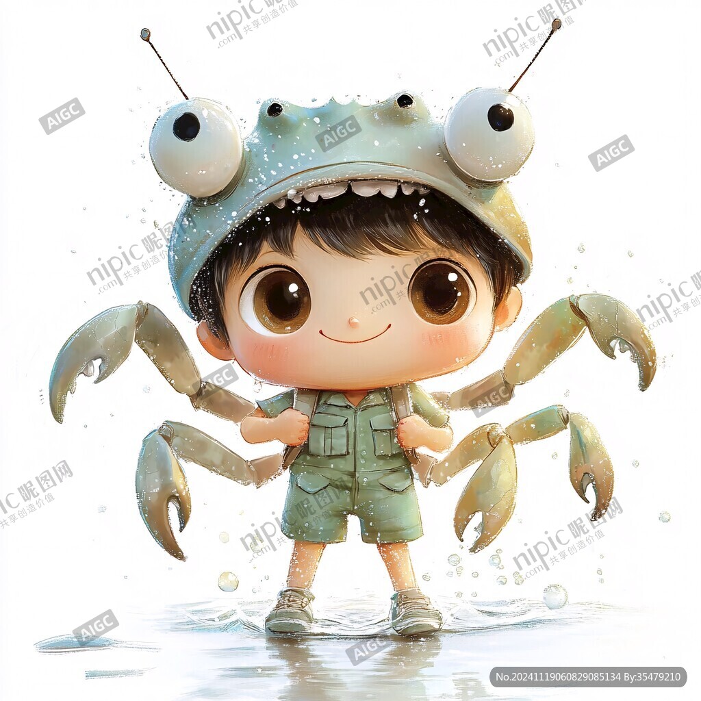 q版水族男孩