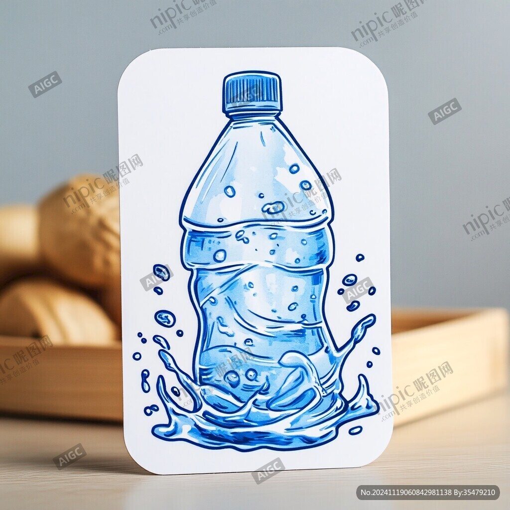 大桶水瓶貼