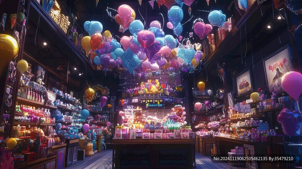 糖果店內(nèi)景