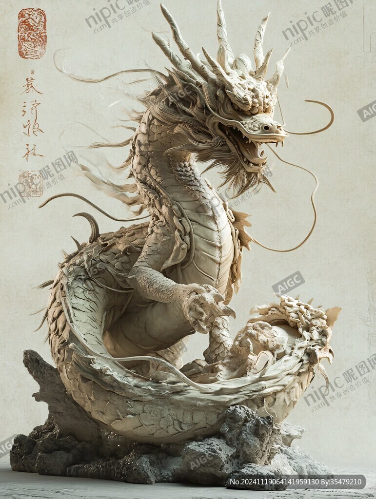 高清龍雕塑